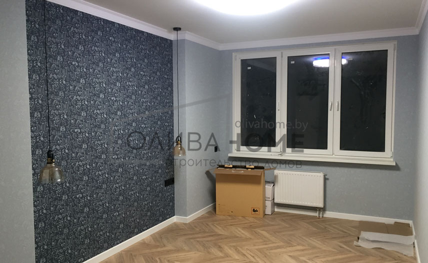 Поклейка обоев